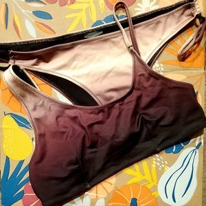 Gradient swimming suit